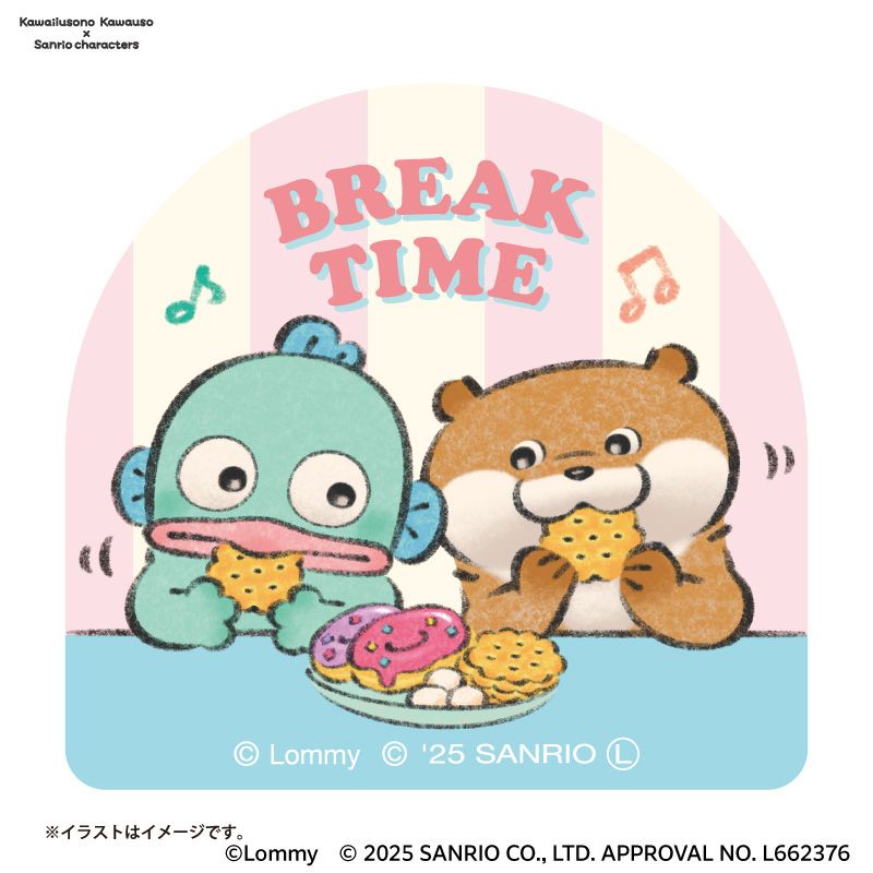 �İ������Υ��復���ߥ���ꥪ����饯������ ���ޥۤ�Ž��륵�����Υ��ƥå��� (BREAK TIME)