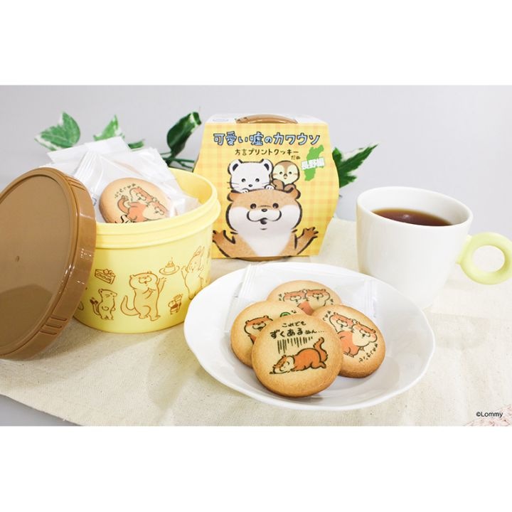 カワウソ様 リクエスト 10点 まとめ商品 可愛い嘘のカワウソ 方言プリントクッキーだぬ (長野編) | すべての