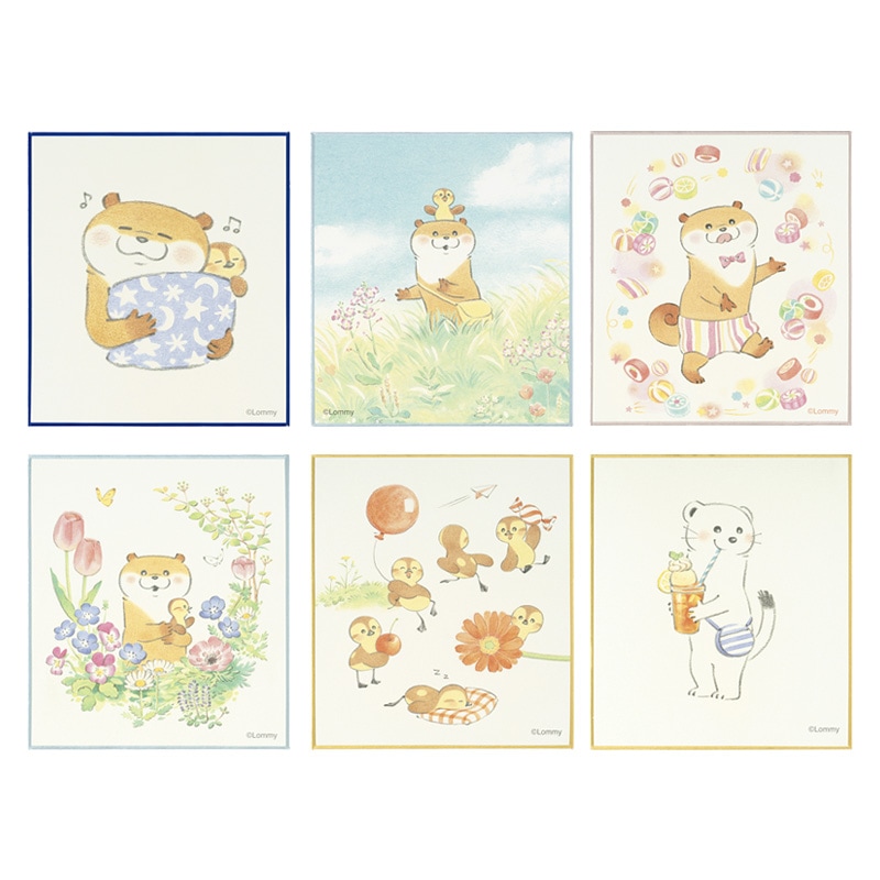 カワうそページ 可愛い嘘のカワウソ 原画展 トレーディングミニ色紙 (全6種) | 今月の