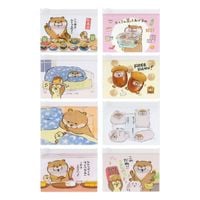 可愛い嘘のカワウソ 原画展 Tシャツ 頬杖(バニラホワイト) | シリーズ