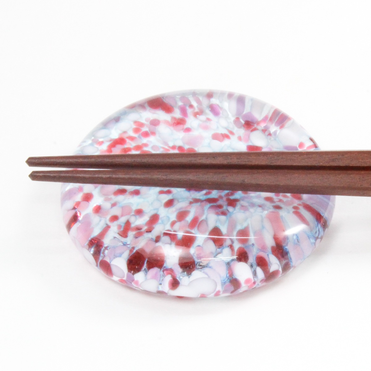 匠技　亀甲六角　中　21ｃｍ　江戸硝子うきよ箸置付きギフト