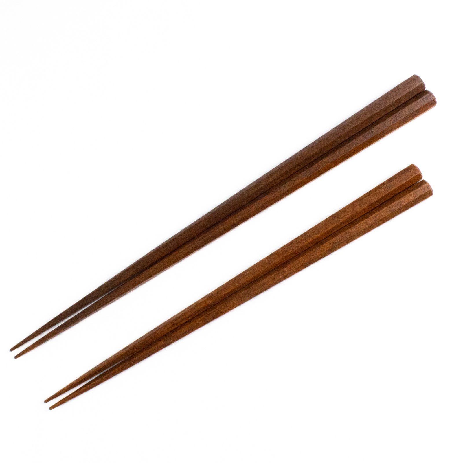 匠技　八角先角先細　夫婦　鶴亀錫製箸置付きギフト