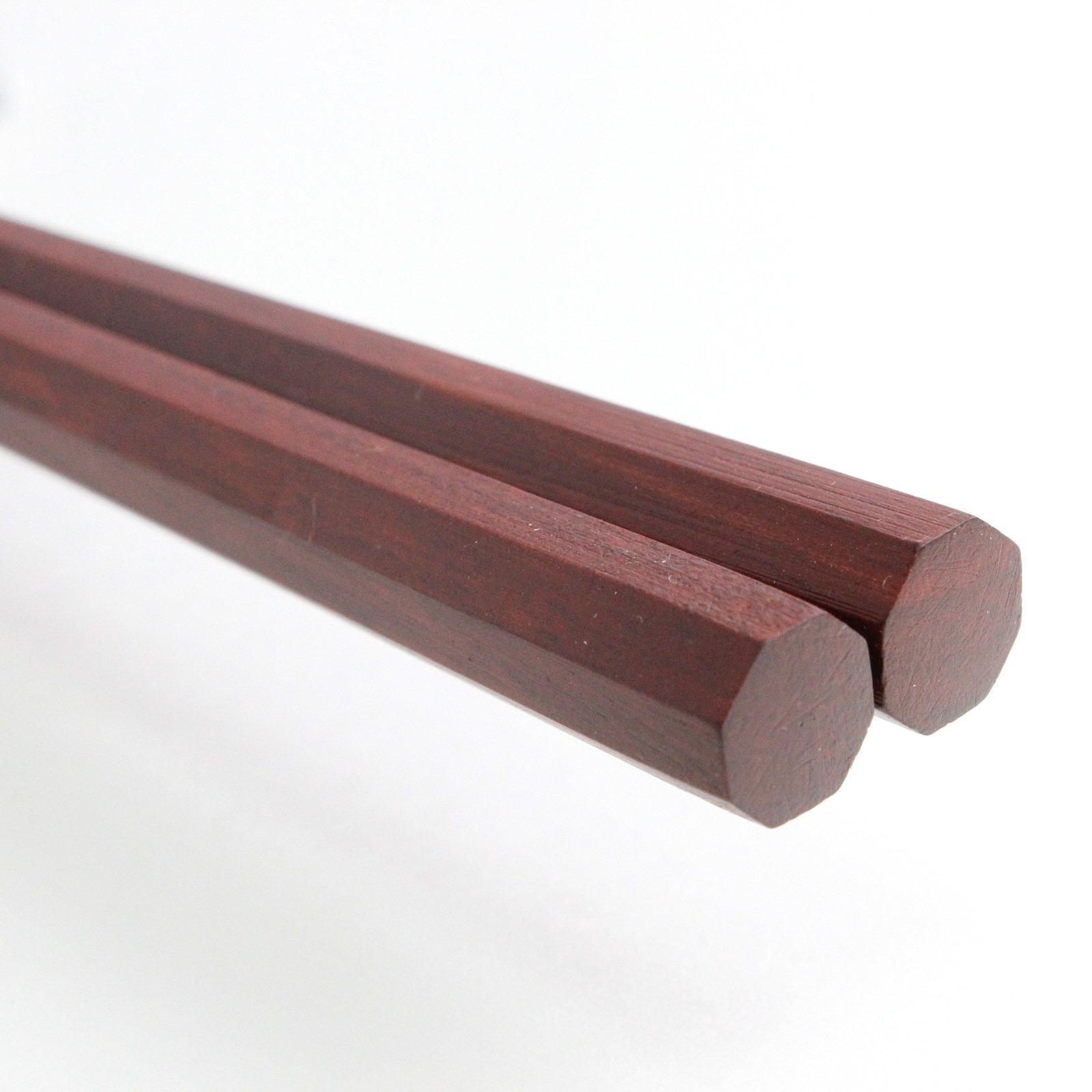 男の箸　漆八角紫檀　23.5cm