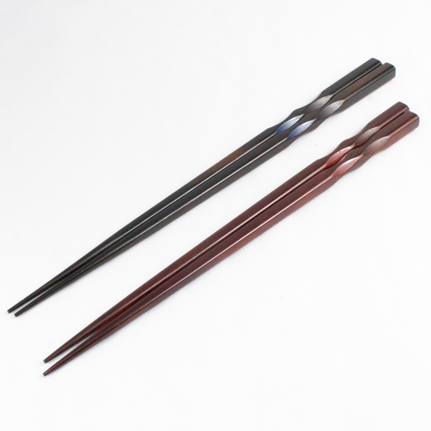 漆武蔵 夫婦 江戸硝子うきよ箸置付きギフト