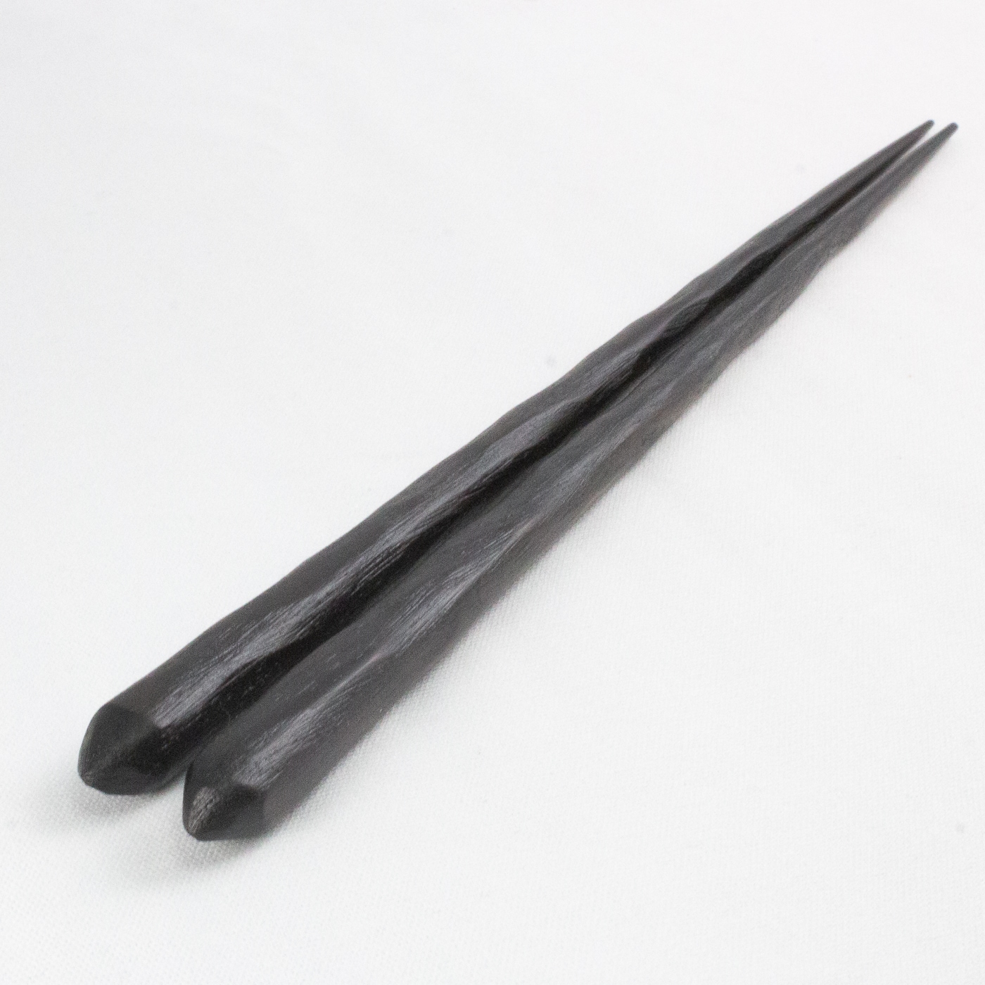 極上手彫黒檀　中　20.5cm