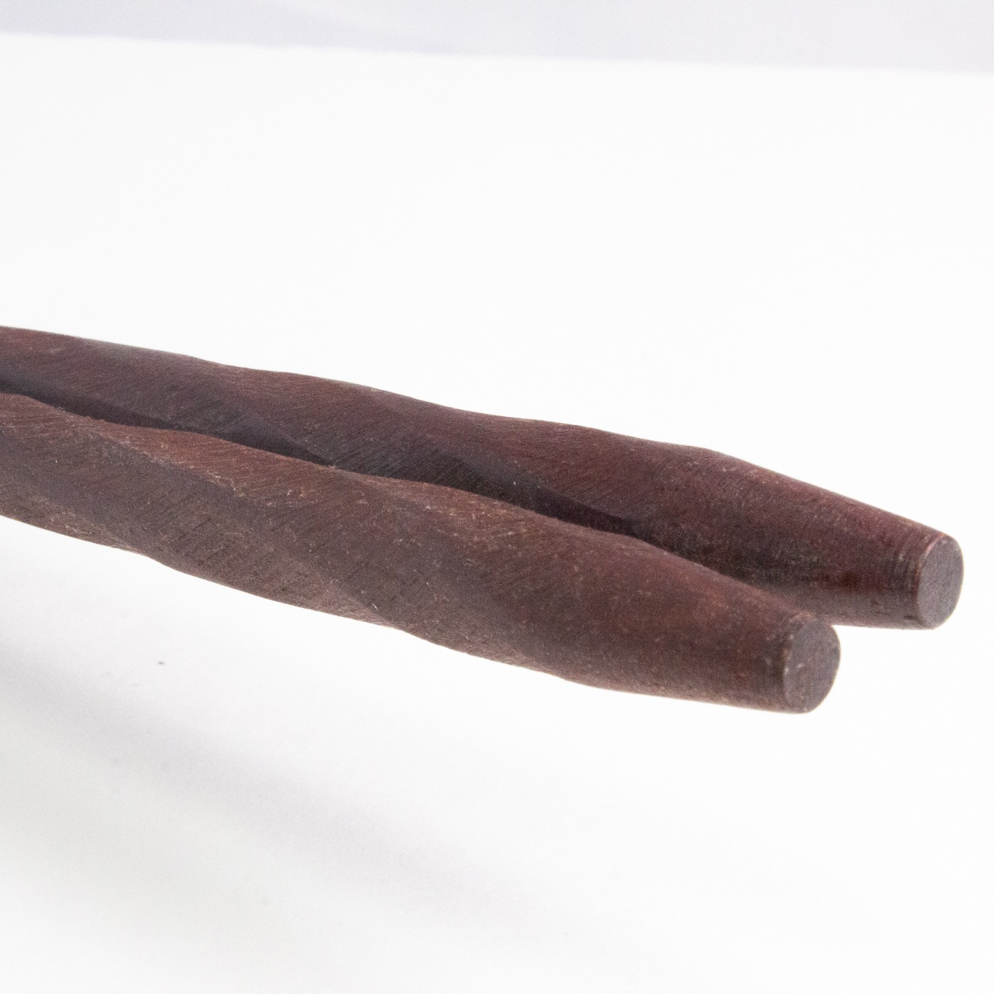 男の箸　けずり紫檀　23.5cm