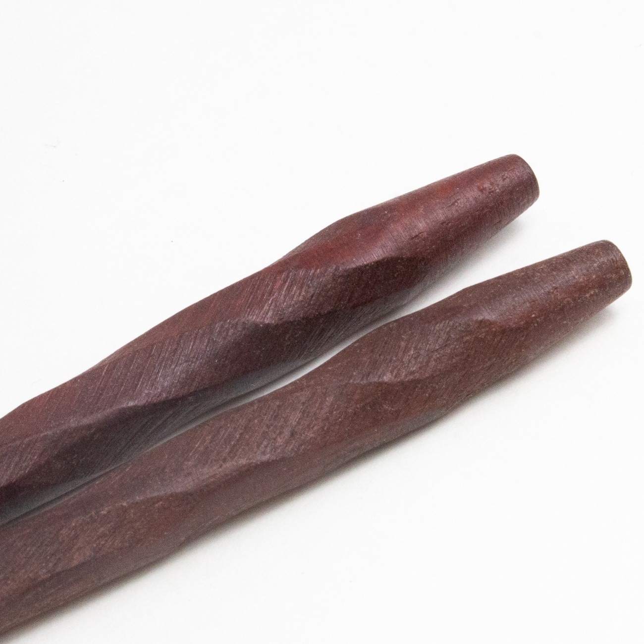 男の箸　けずり紫檀　23.5cm