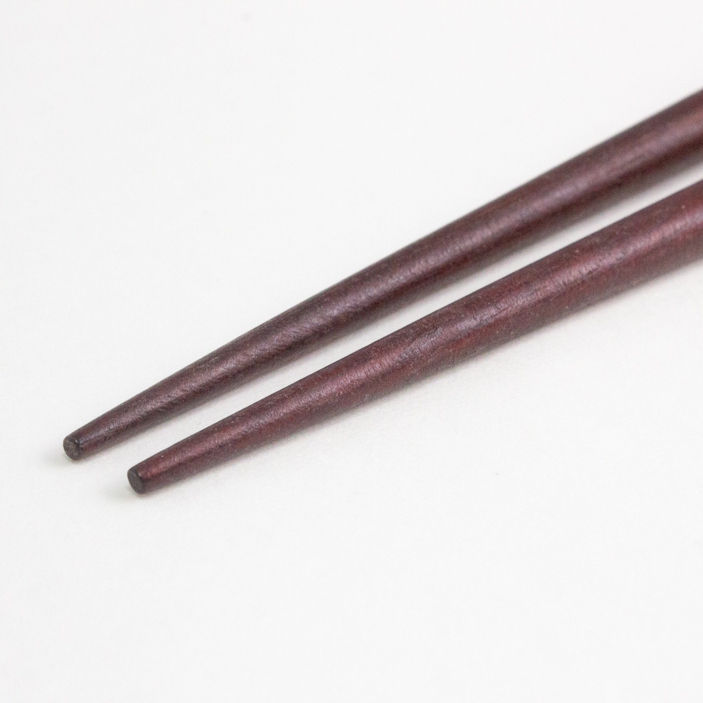 男の箸　けずり紫檀　23.5cm
