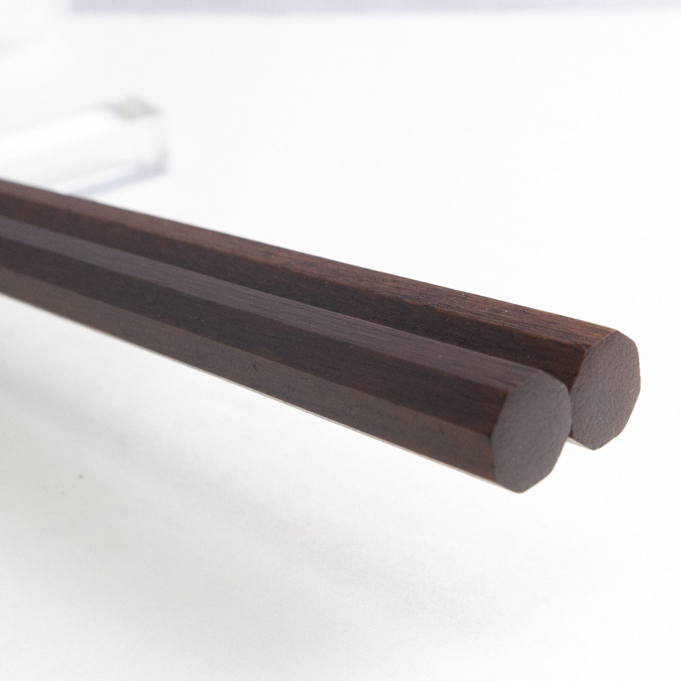 男の箸　八角鉄木六回塗　23.5cm