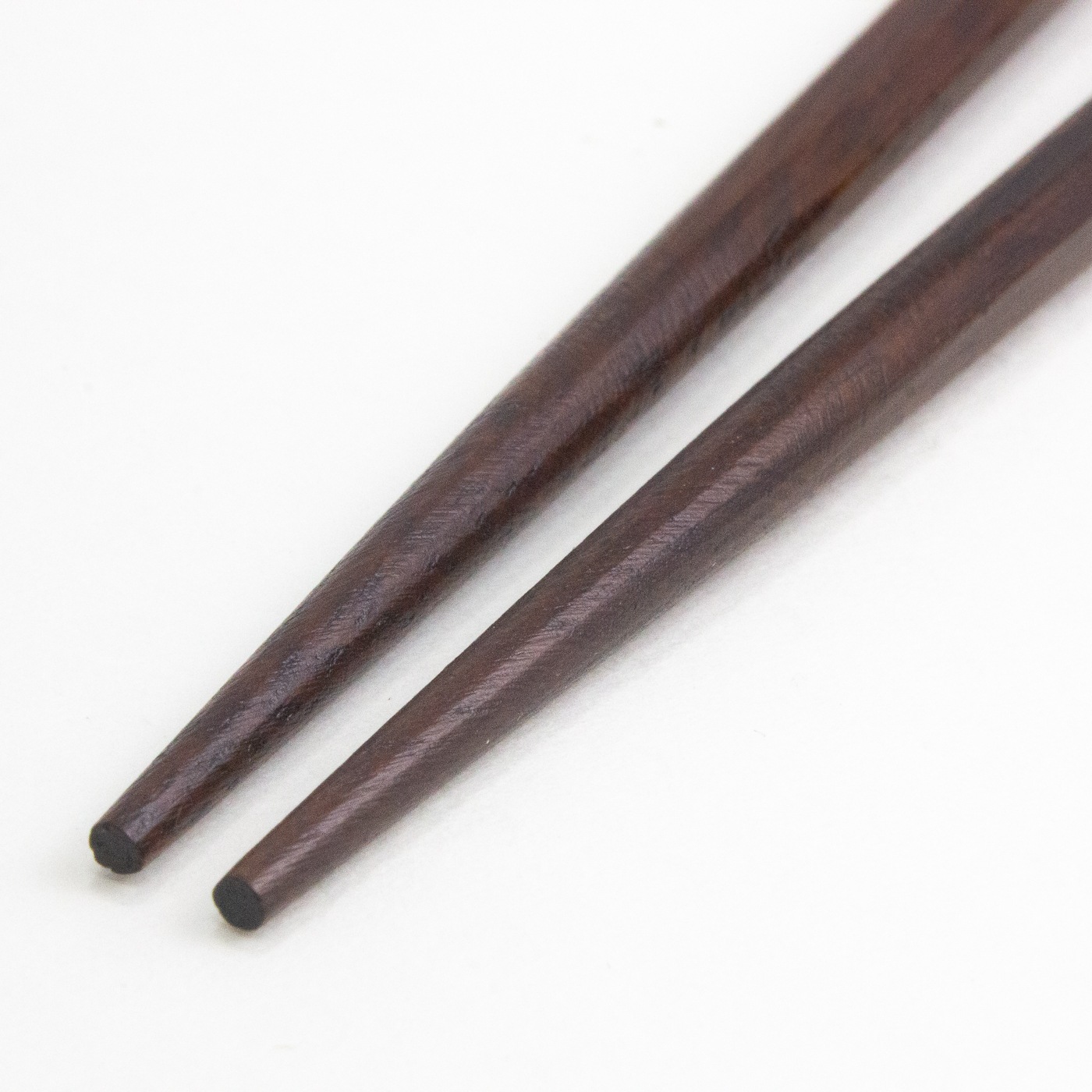 男の箸　八角鉄木六回塗　23.5cm