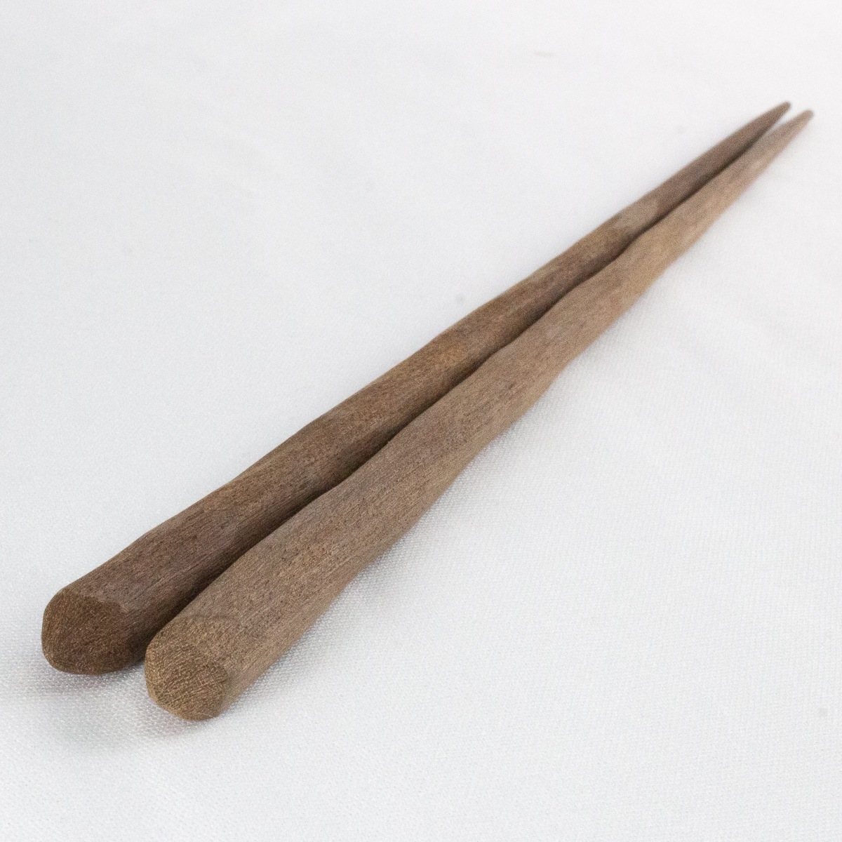 ろう磨きけずり黒檀　大　23.5cm