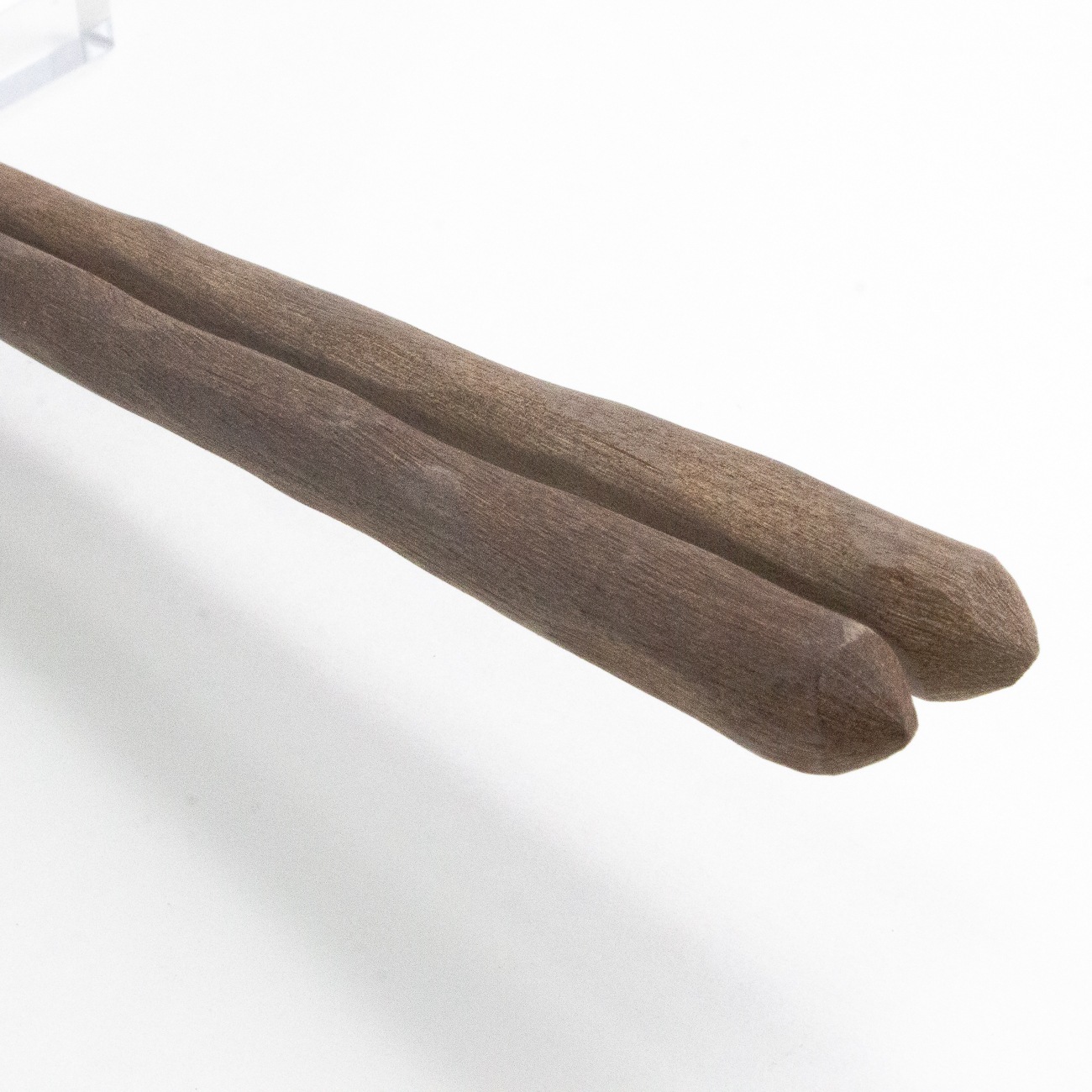 ろう磨きけずり黒檀　大　23.5cm