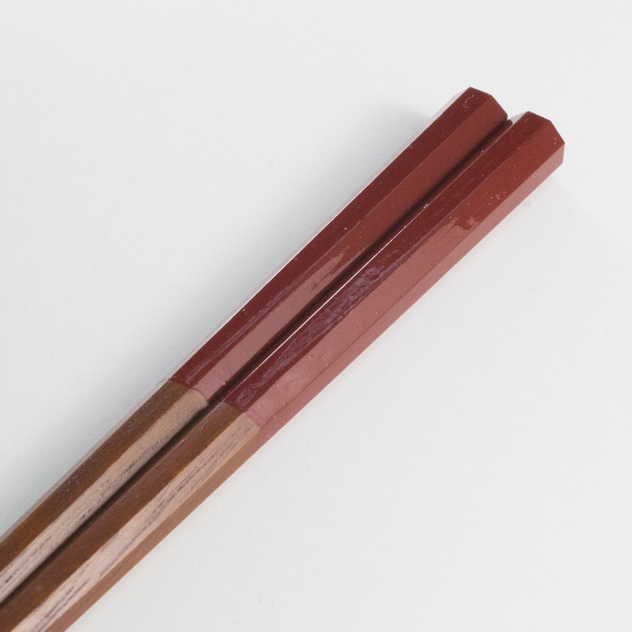 匠技 八角先細角 粋色 赤 21.5cm