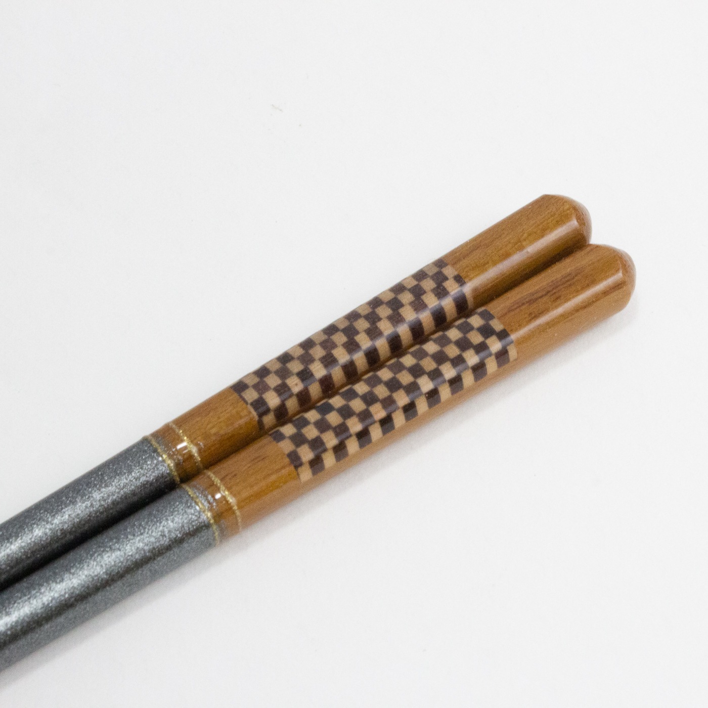 食洗寄木彩市松　大　23.0cm