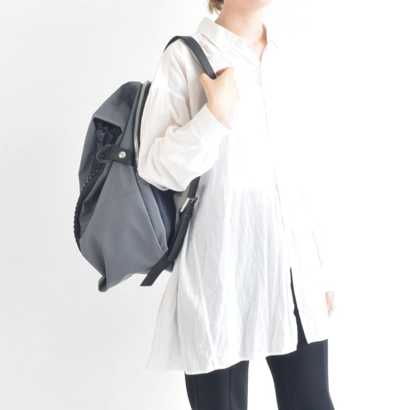 【希少】kawakawa カワカワ25bis リュック シルバーLサイズ rubber-cho】25bisリュック | リュック