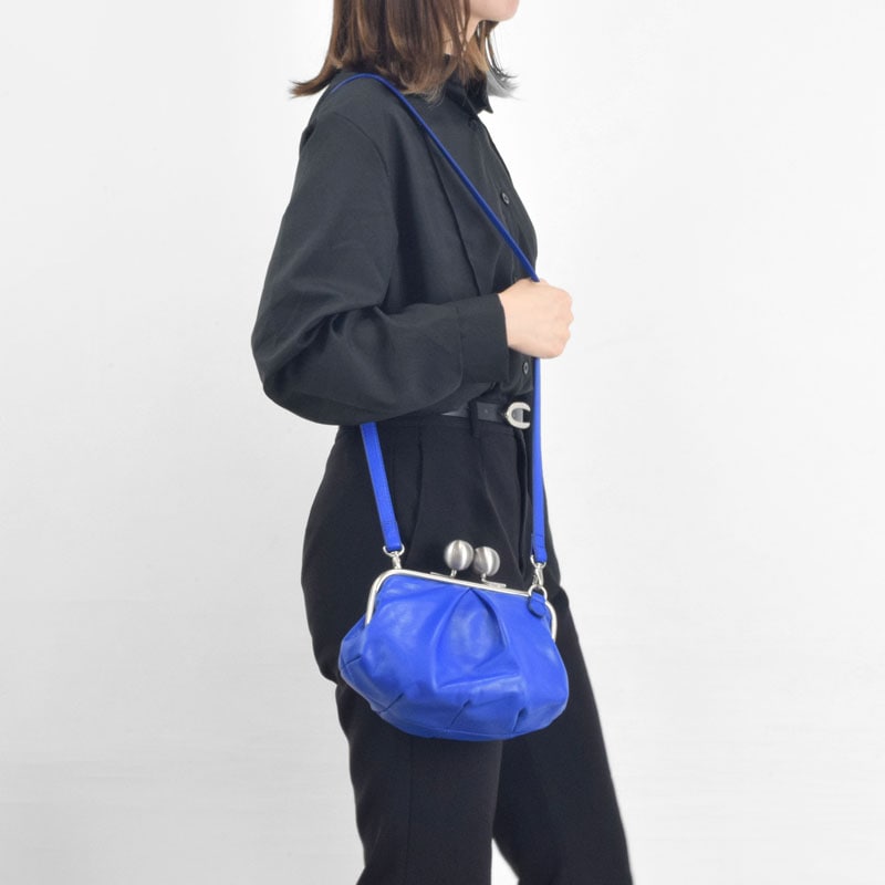 kawa-kawa｜kuchigane ギャザーポシェットバッグ 新品未使用 kuchigane】ギャザーポシェット | ポシェット