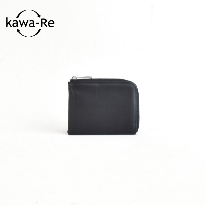 kawa-Re】super soft L字ファスナーミニ財布(1101BK) | すべて