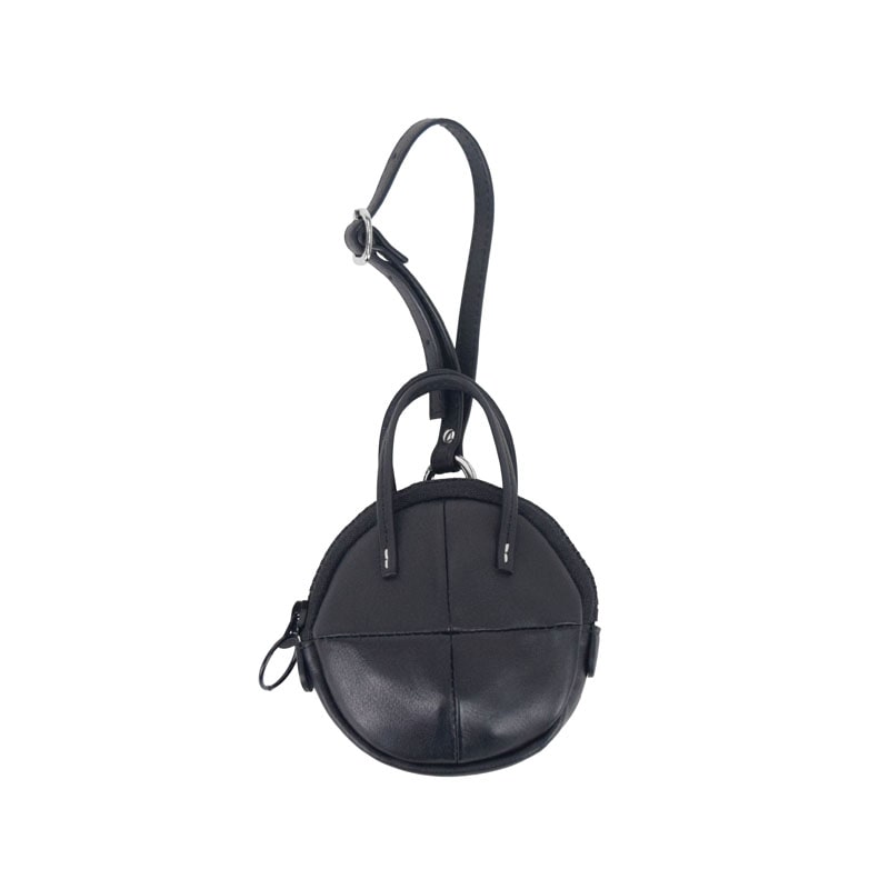 むんてま　カワカワ黒レザーオーバル型バッグ　おまけ付き バッグブランド【kawa-kawa(カワカワ) 公式オンラインショップ】