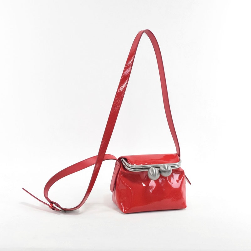 すぽっと Newリリース【s enamel】口金スクエアポシェットSサイズ | ポシェット