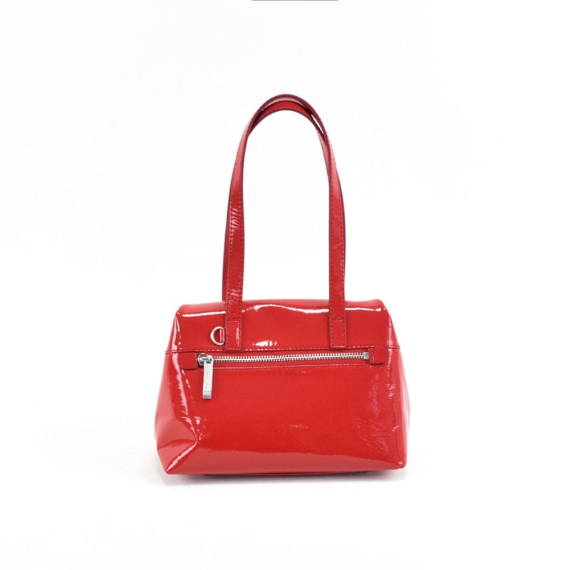 近日リリース【s enamel】口金スクエアハンドバッグ | ハンドバッグ