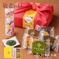 ギフト 自家製パウンドケーキ5種 静岡茶（50ｇ）セット 茶缶・風呂敷ギフト|自家製スイーツ・ギフトセット