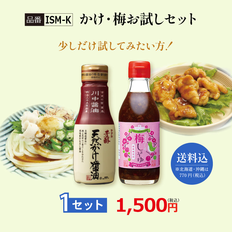 【ISM-K】かけ・梅お試しセット 1セット【送料込※北海道・沖縄770円要（税込）】