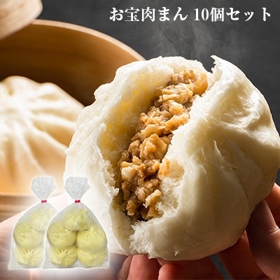 【TAM-10】お宝肉まん 10個セット 要冷凍 【送料込み※北海道・沖縄770円要】