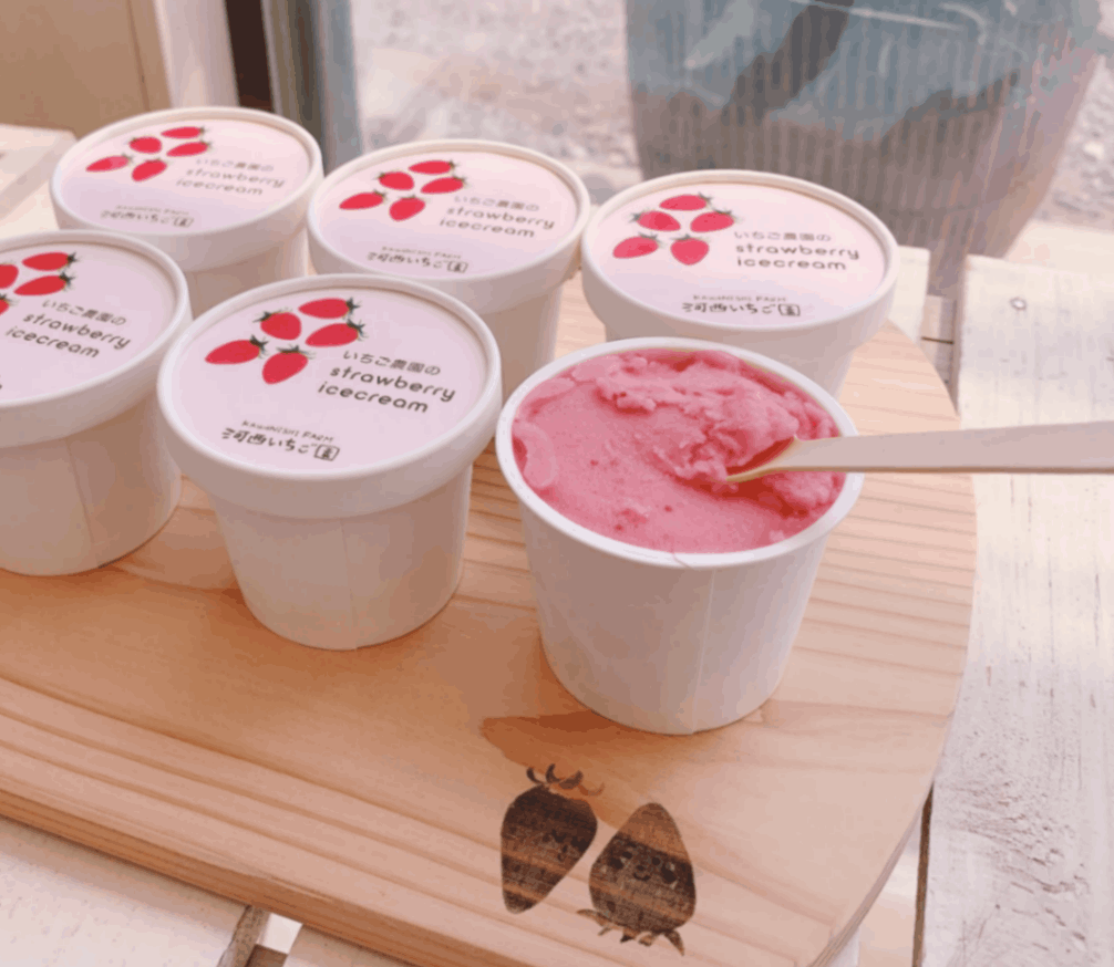 8個入】いちご農園のStrawberry ice cream～完熟いちご香る口溶け