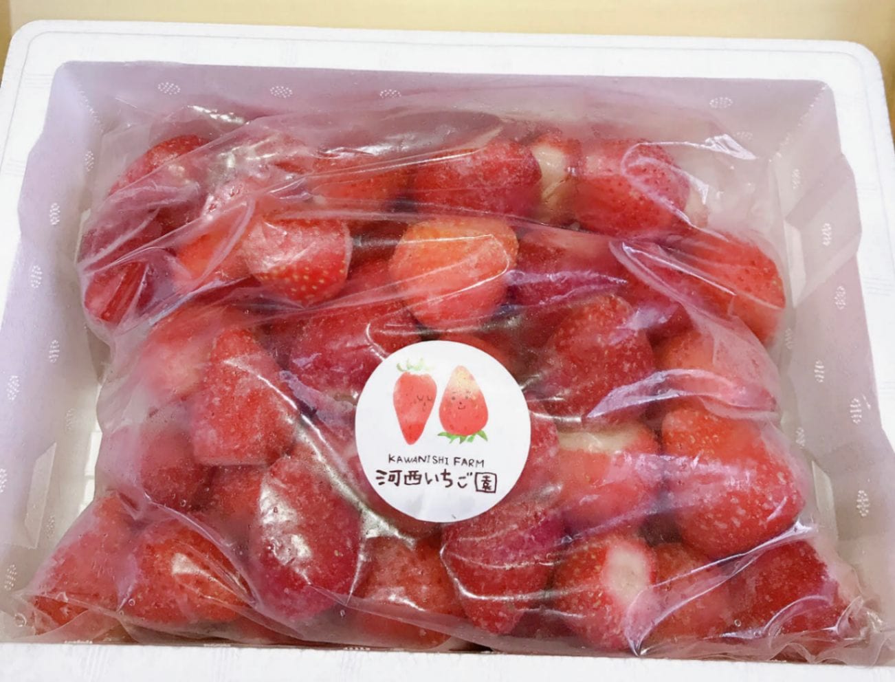 加工用☆完熟ジャム用いちご☆洗浄・ヘタ取済 冷凍いちご1kg