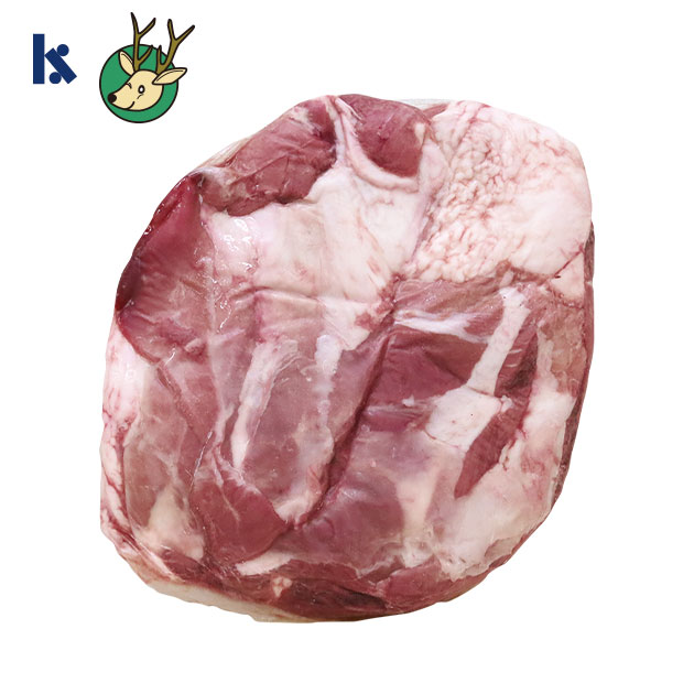 【不定貫】北海道産 冷凍 馬木葉のエゾシカ肉 カタ正肉 ブロック【1パック:約0.8～5.0kg】