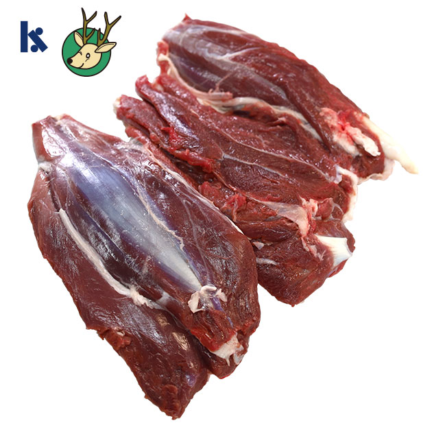【不定貫】北海道産 冷凍 馬木葉のエゾシカ肉 スネ正肉 ブロック【1パック(複数本入り):約0.3～1.5kg】