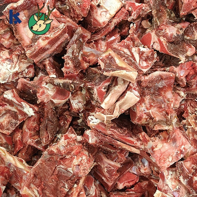 ◆送料込◆ 北海道産 冷凍 馬木葉のエゾシカ肉 背骨【19kg/ケース】