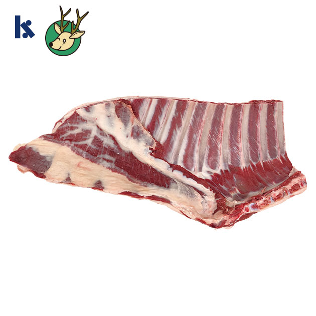 【不定貫】北海道産 馬木葉のエゾシカ肉 骨付きバラ ブロック【1枚:約1.5kg～3kg】※長さがあるため100サイズまたは140サイズの箱での発送になります(1枚の場合)。