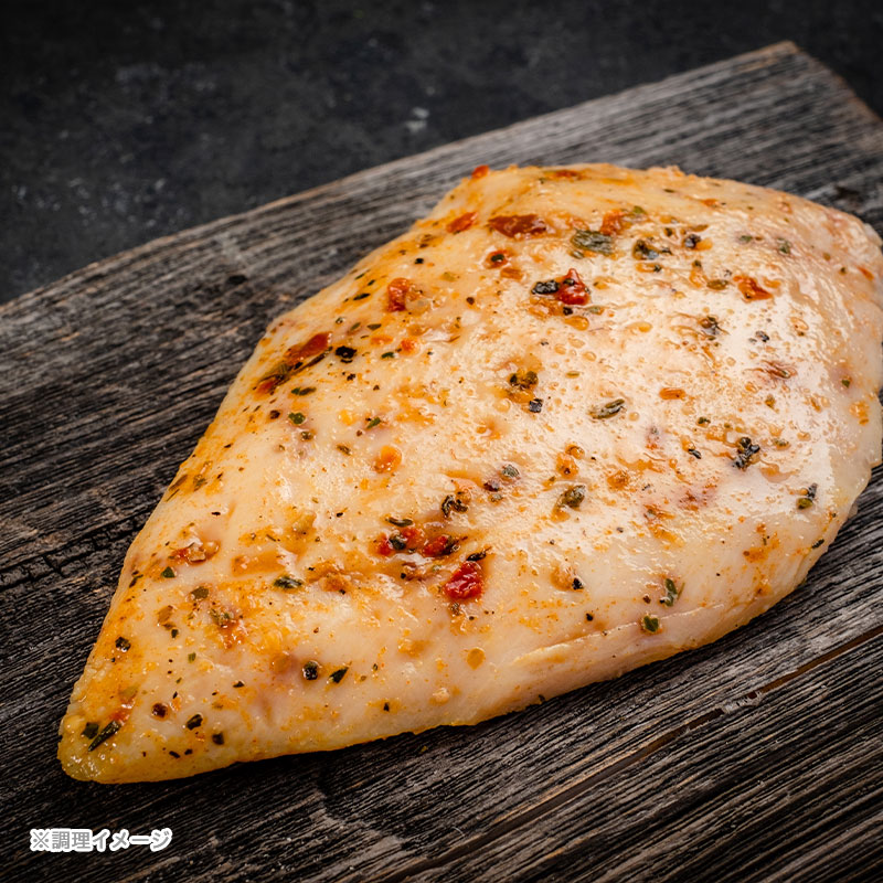 【量り売り】若鶏ムネ肉使用 蒸し鶏 ブロック 原料原産地:国産 加工地:国内加工(東京都)【1パック:約0.9~1.4kg (3~4枚入り)】