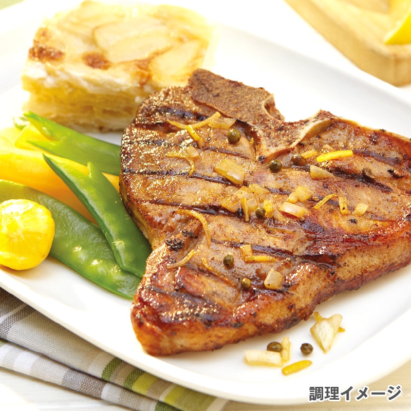 【量り売り】カナダ産 冷凍 仔牛Tボーン（骨付きロース）約250gカット【1パック：約230～270g】
