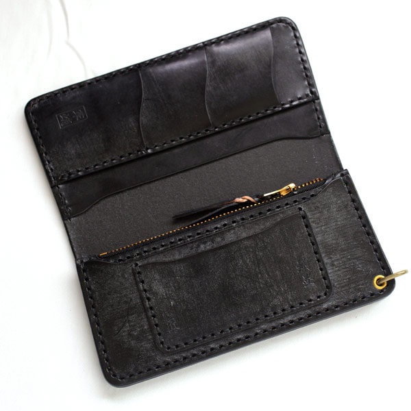 革蛸謹製 匠 台形ロングワレット OLD TYPE 蛸墨 | 革蛸謹製 匠,革蛸