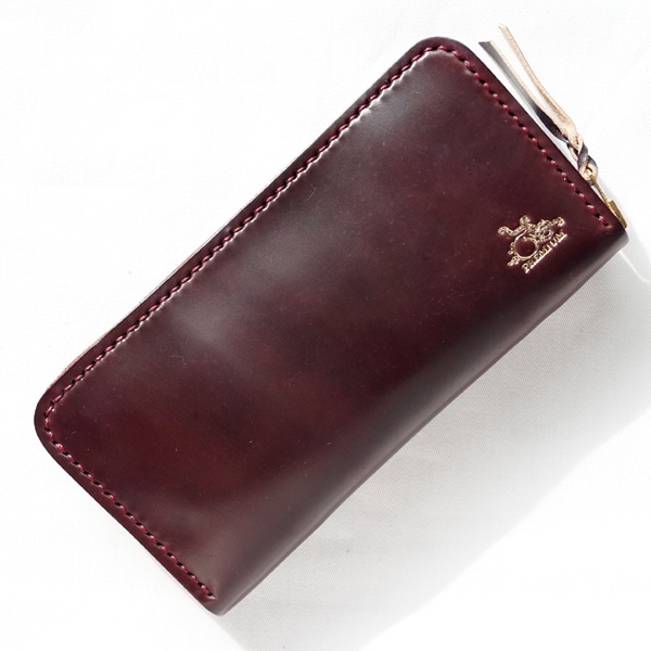 革蛸謹製 匠PREMIUM 台形ラウンドジッパーワレットコードバン