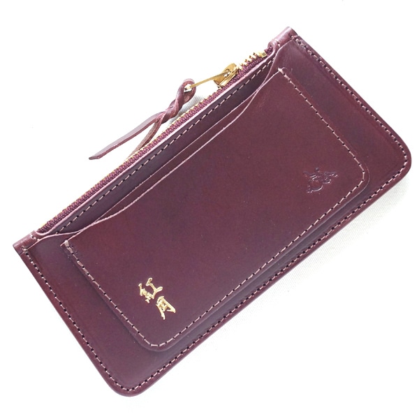 【新品・超希少】革蛸謹製 真蛸 台形 ショートワレット 革蛸 二つ折り財布 革蛸謹製 台形スマートウォレット TYPE-J スモール 紅月 | 革蛸謹製