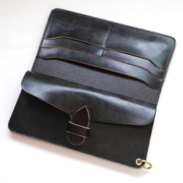 蛸天狗台形ロングワレット 蛸墨 | 革蛸謹製 蛸天狗,革蛸謹製 蛸天狗