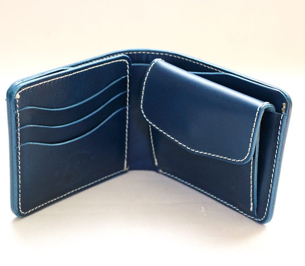 革蛸謹製 スクエアーショートウォレット 二つ折 財布 かわたこ 革財布