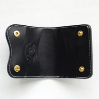 革蛸謹製　コンパクトウォレットTYPE-M-　ヨーロピアンサドルブラック|革蛸謹製 コンパクトウォレットTYPE-M-|革蛸謹製ショートワレット