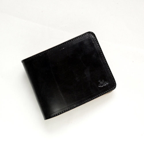 革蛸謹製 スクエアーショートワレットTYPE-P-（コインケース無） 蛸墨