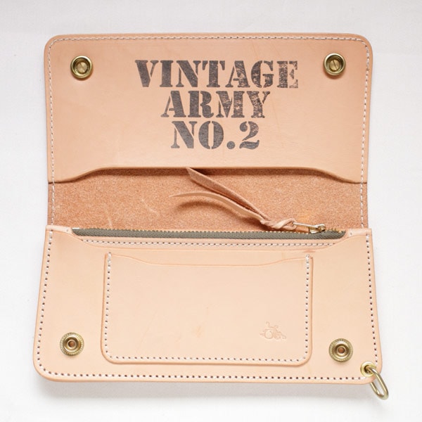 革蛸謹製 VINTAGE ARMY NO.2 ワレット | KAWATAKO PREMIUM | | 革蛸