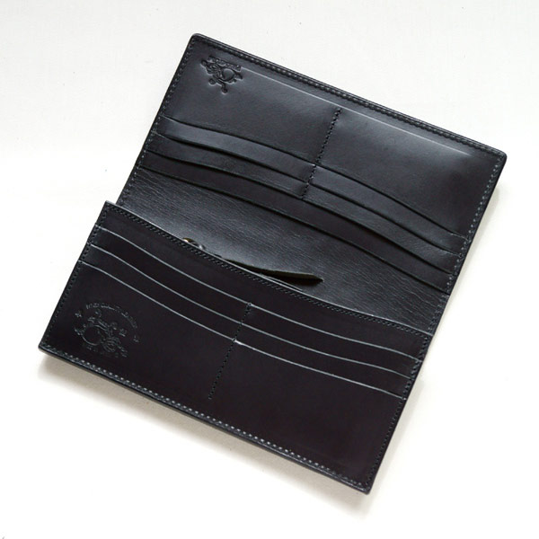 革蛸謹製 KAWATAKO PREMIUM スリムロングウォレットTYPE-L- 黒鰐