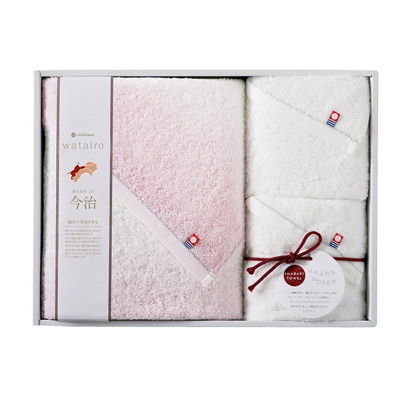 わたいろ〉タオルセット ピンクTBF5999011 | カワトク・オンラインショップ