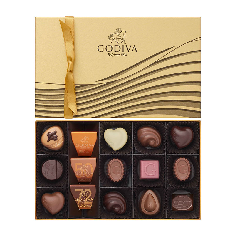 ゴディバ〉ハートオブゴールドコレクション（15粒入） | カワトク