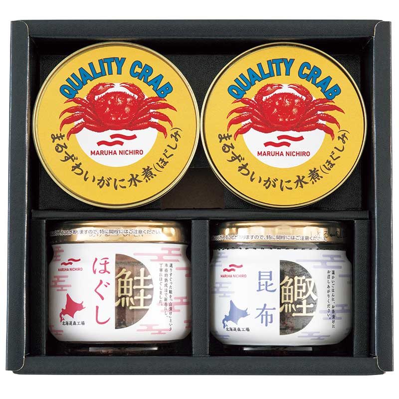 64－07＜マルハニチロ＞まるずわいがに缶・瓶詰 詰合せ BZ－3M