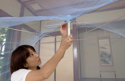 洗える】ムカデワンタッチ蚊帳 ダブルサイズ - 国内蚊帳生産No.1 越前