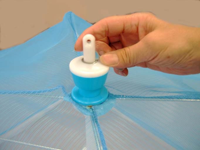 洗える】多目的ジャンボ蚊帳 ワンタッチ式 シングルサイズ - 国内蚊帳