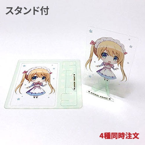 クリアしおり 100×37mm（小ロット印刷） 4種同時注文 100枚（各25枚）